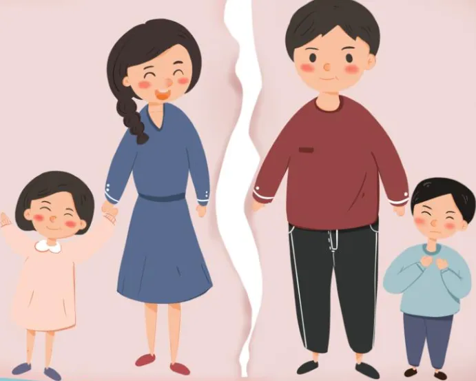 两个小孩离婚怎么判